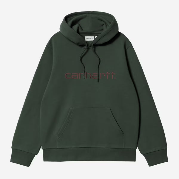 Carhartt WIP - Carhartt Pullover Hooded Sweatshirt - Dark Scarab / Palisander