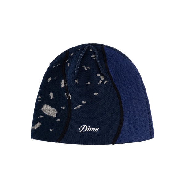 Dime MTL - Reverse Stitch Skully Beanie - Navy