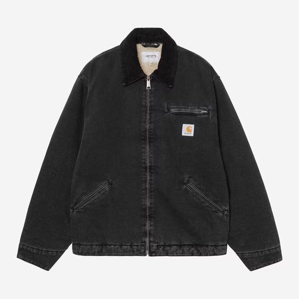 Carhartt WIP - OG Detroit Jacket - Black Stone Washed