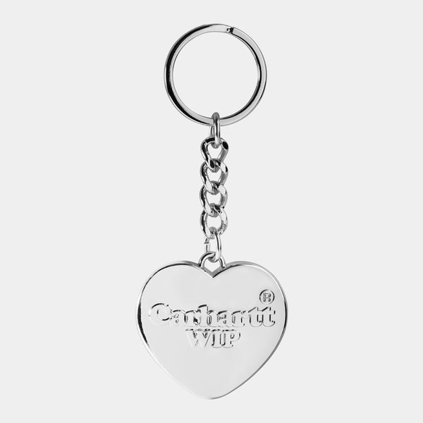 Carhartt WIP - Heart Keychain - Silver