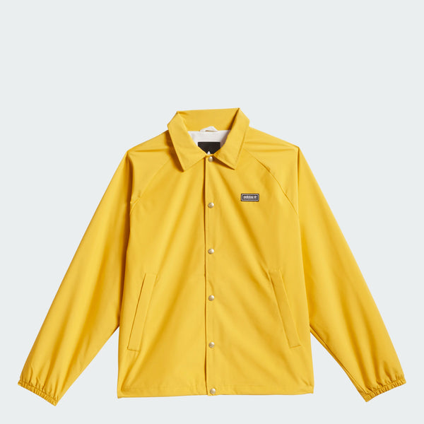 Adidas Skateboarding - Skateboarding Coach Jacket - Preloved Yellow / Cloud White