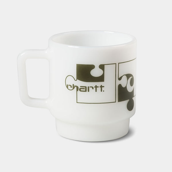 Carhartt WIP - Assemble Glass Mug - White / Plant