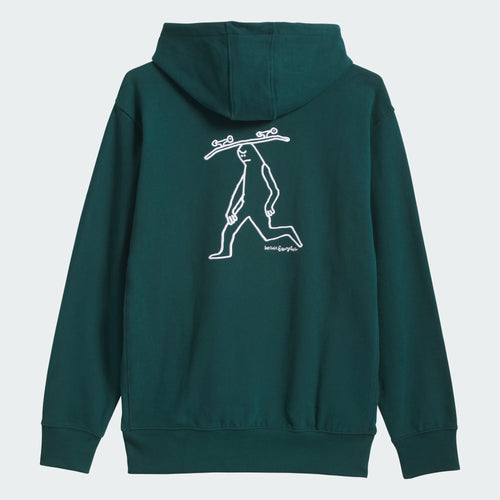 Adidas Skateboarding - Mark Gonzales Skate Head Hooded Sweatshirt - Aurora Ivy / Black