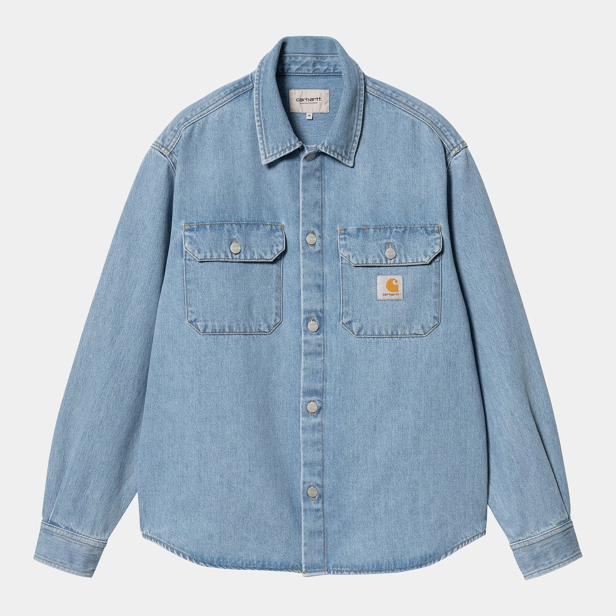 Carhartt WIP - Harvey Shirt Jacket - Blue Stone Bleached