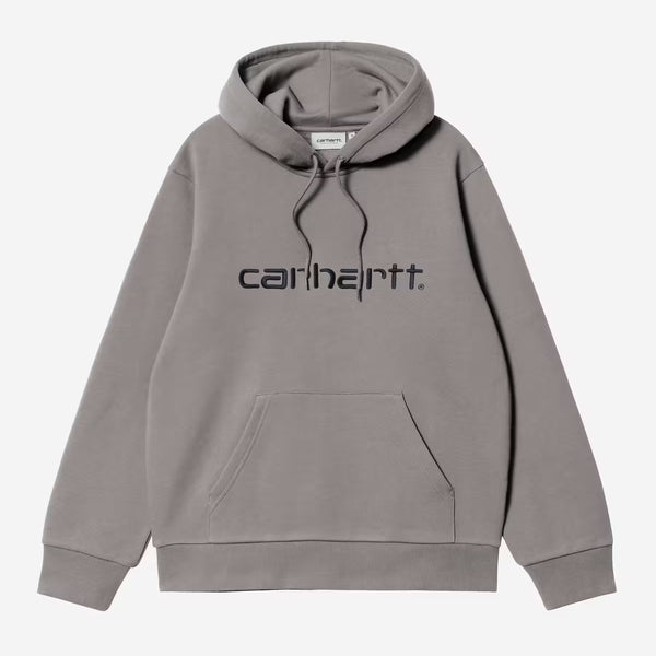 Carhartt WIP - Carhartt Pullover Hooded Sweatshirt - Shady Grey / Dark Navy