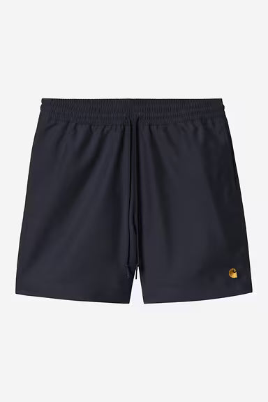 Carhartt WIP - Chase Swim Shorts - Dark Navy / Gold