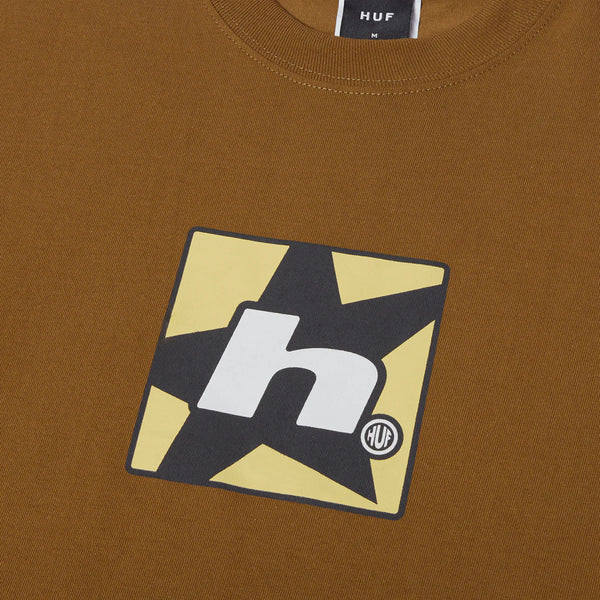 Huf - H Star T-Shirt - Mud