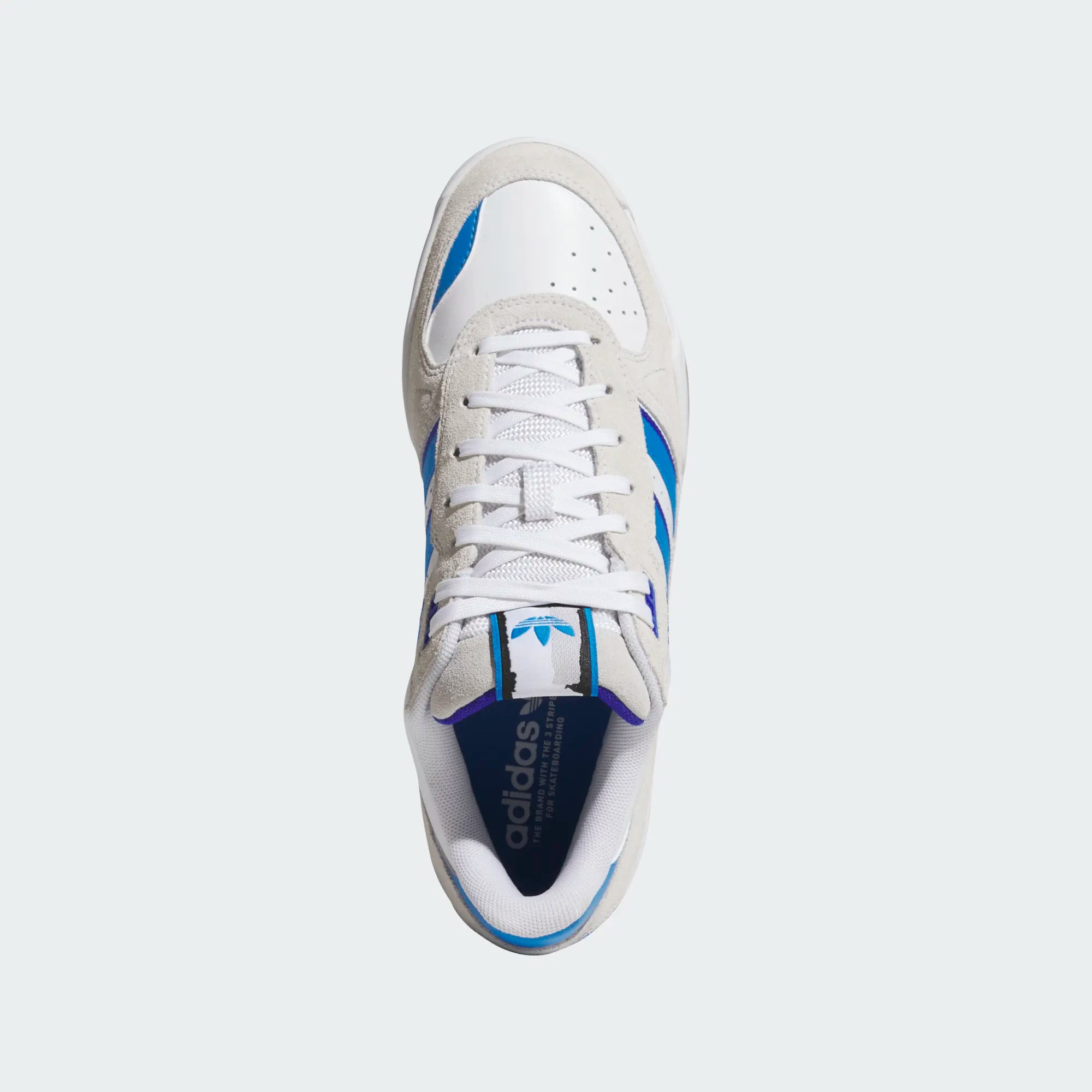 Adidas Skateboarding - Tekkira Cup Shoes - Footwear White / Brilliant Blue / Lucid Blue