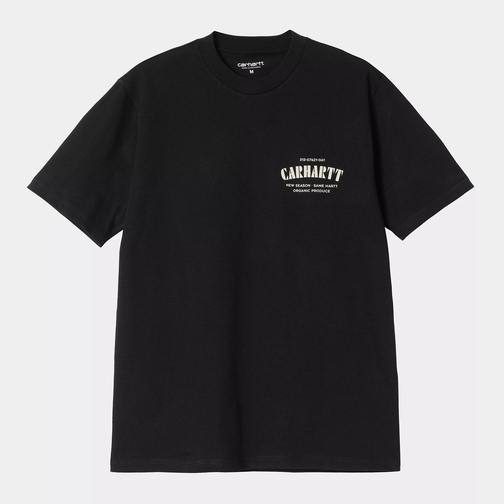 Carhartt WIP - Catalogue C Logo T-Shirt - Black