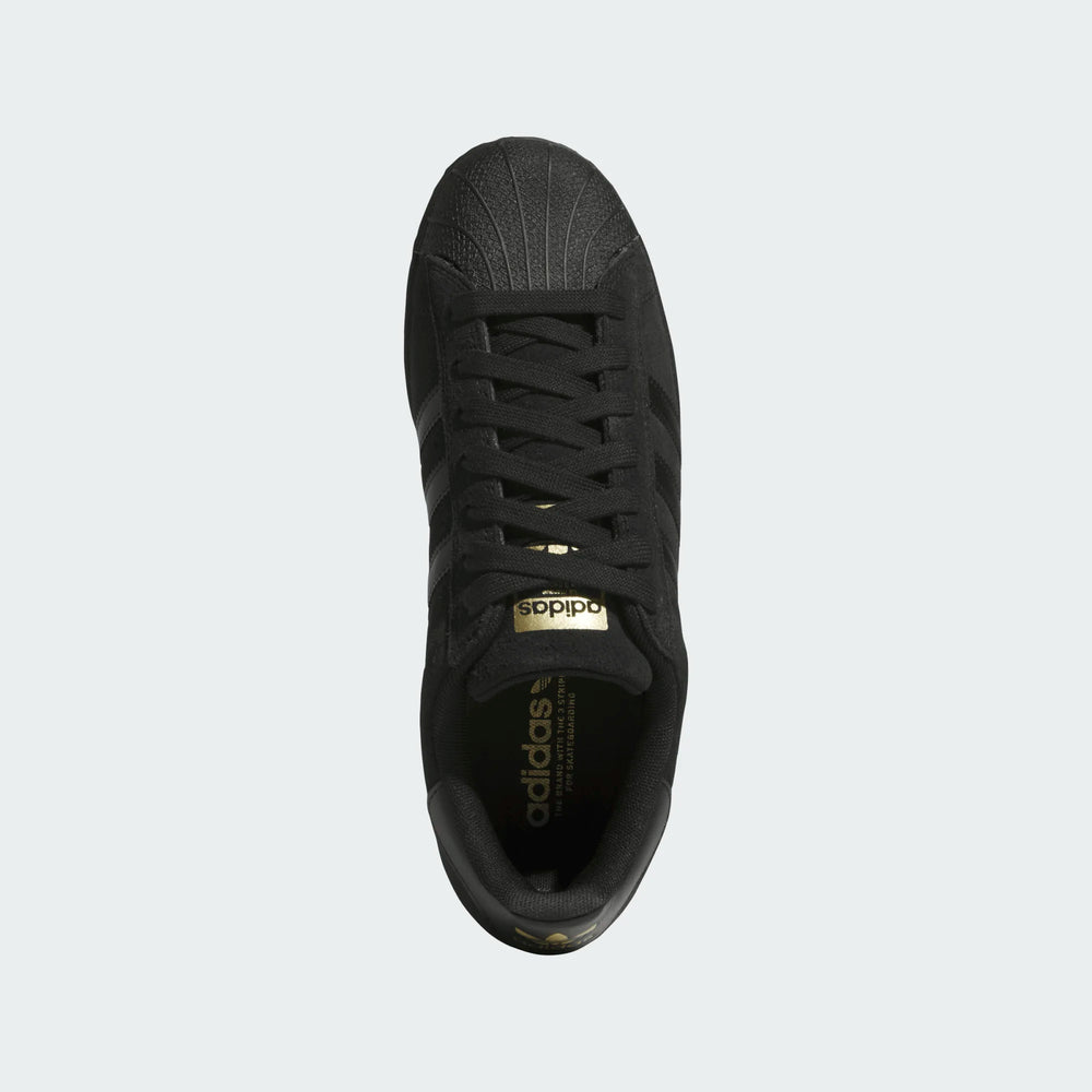 Adidas Skateboarding - Superstar ADV Shoes - Core Black / Core Black / Core Black
