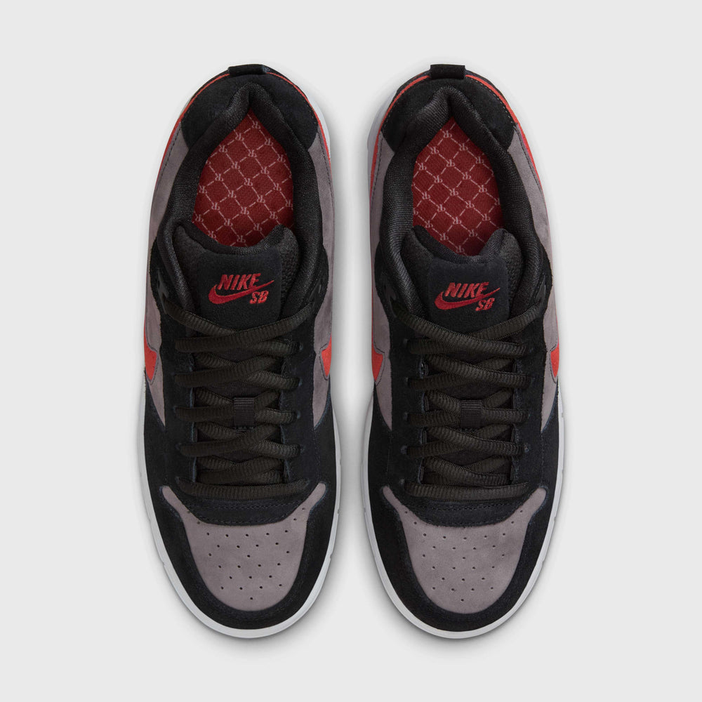 Nike SB - Paul Rodriguez Zoom Air Low Shoes - Black / Varsity Red - Flint Grey
