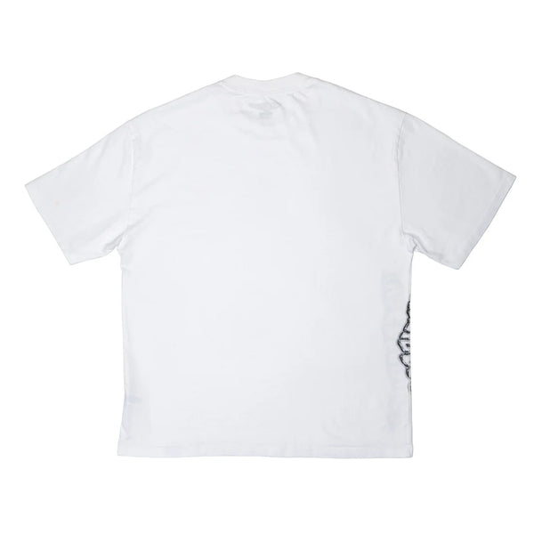 Threadcount - Metal Logo Sideprint T-Shirt - Faded White