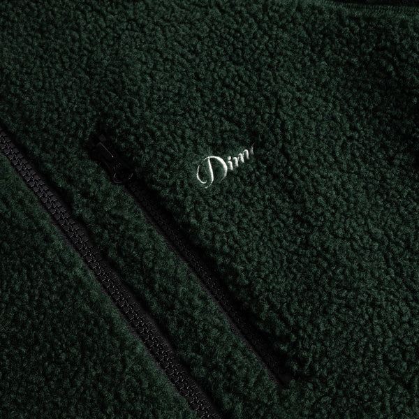 Dime MTL - Polar Sherpa Zip Fleece - Forest