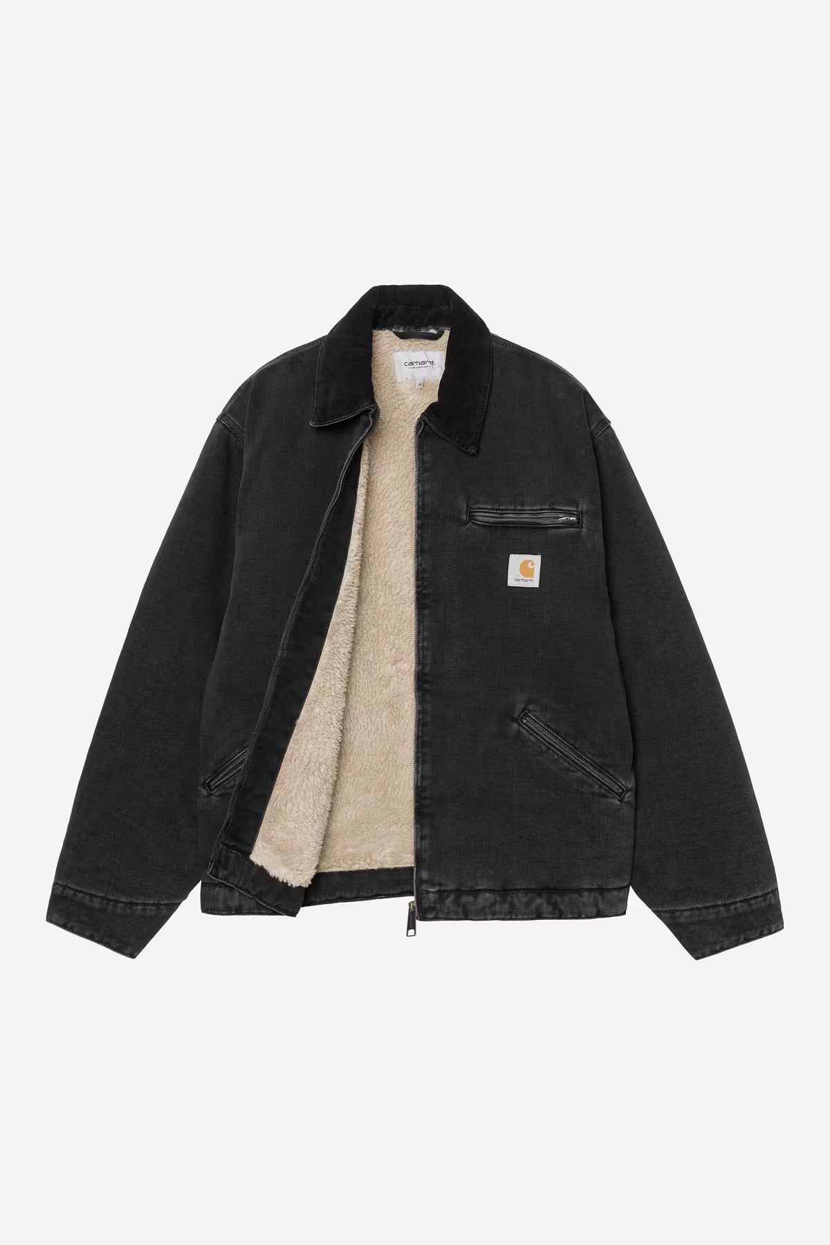 Carhartt WIP - OG Detroit Jacket - Black Stone Washed