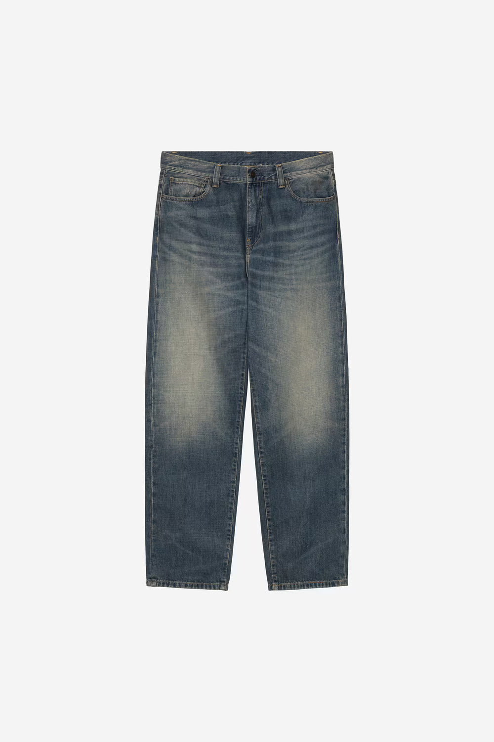 Carhartt WIP - Aaron Denim Pant - Blue (Mid Worn Used)