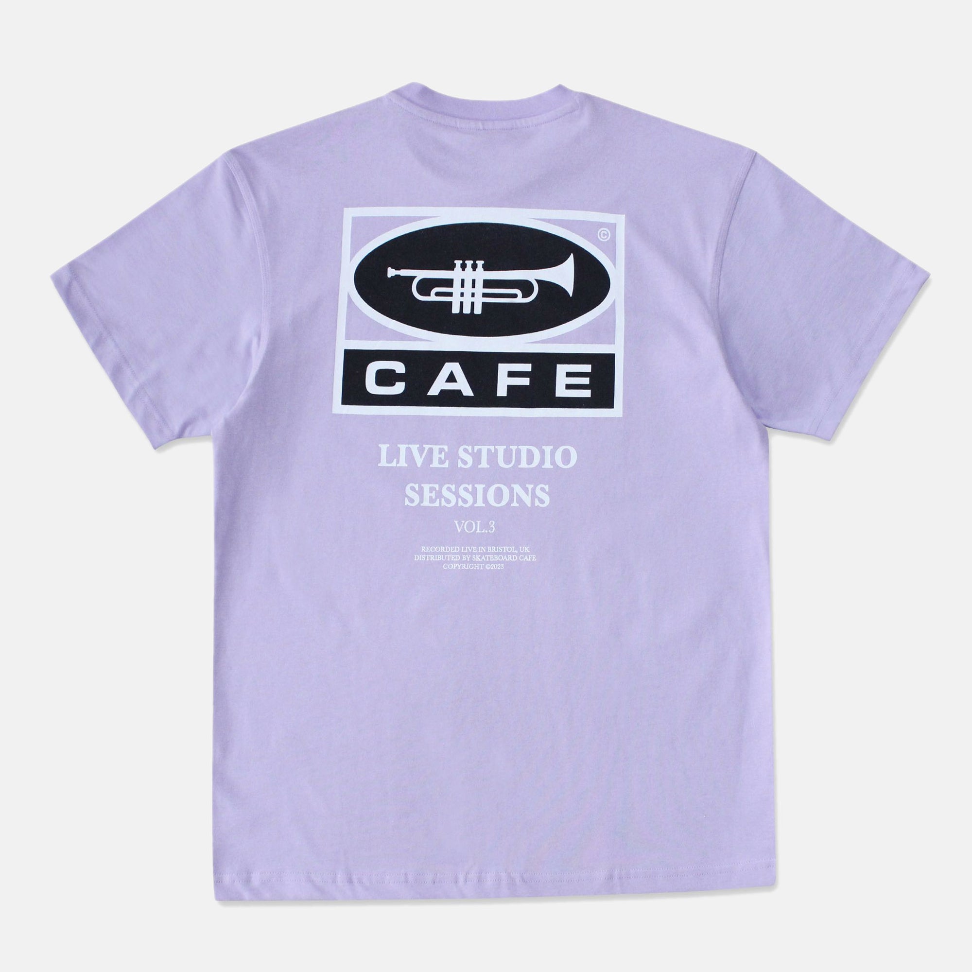Skateboard Cafe - 45 T-Shirt - Lavender