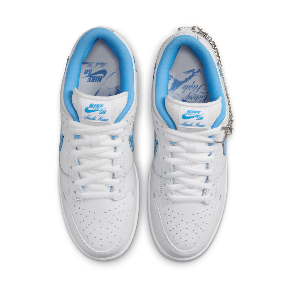 Nike SB - Dunk Low Pro Shoes - White / University Blue / Midnight Navy