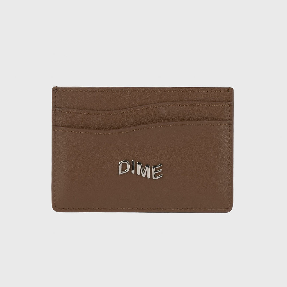 Dime MTL - Leather Cardholder - Brown