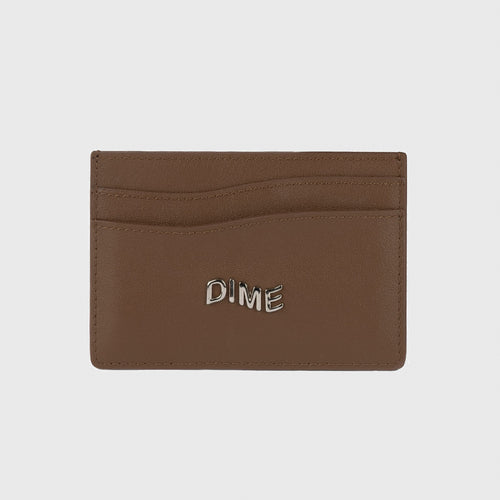 Dime MTL - Leather Cardholder - Brown