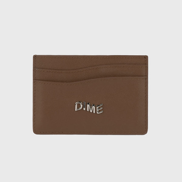 Dime MTL - Leather Cardholder - Brown