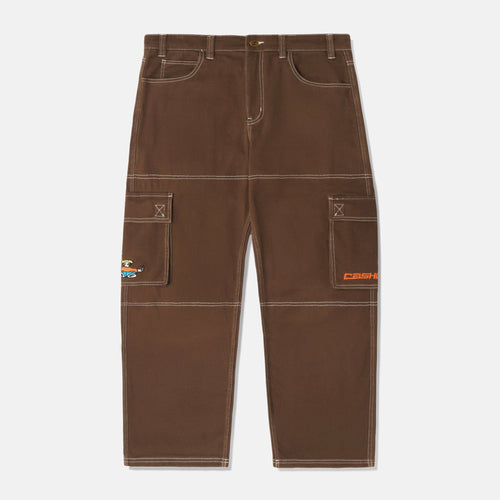 Cash Only - Aleka Denim Cargo Pants - Brown