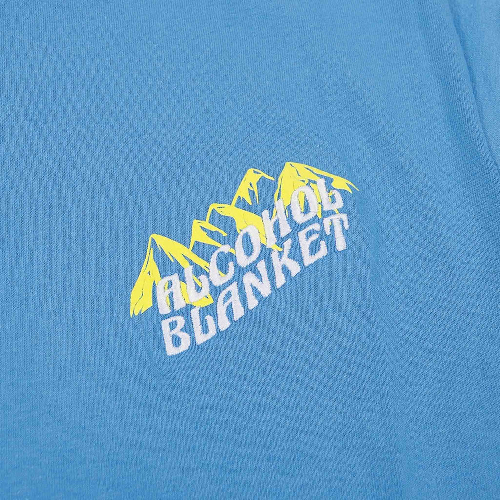 Alcohol Blanket - Mountains T-Shirt - Blue