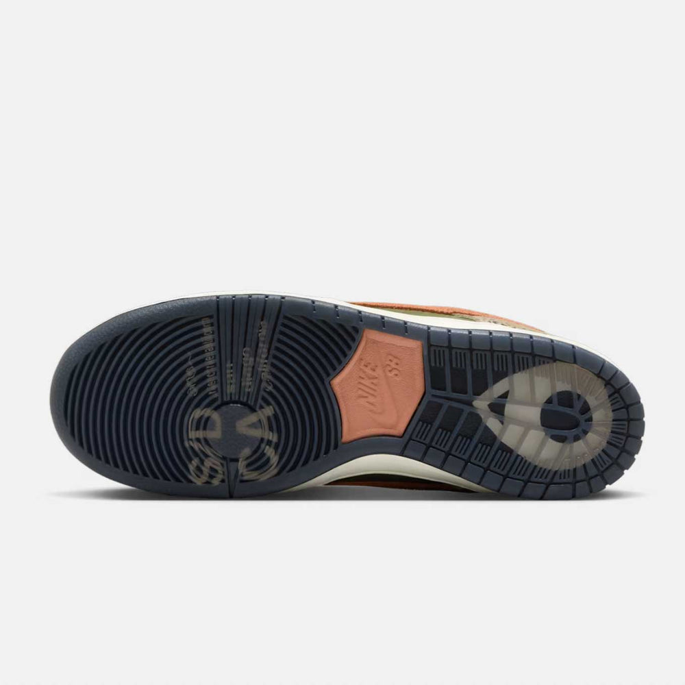 Nike SB Dunk Low Khaki Amber Brown Rough Green Rust Pink