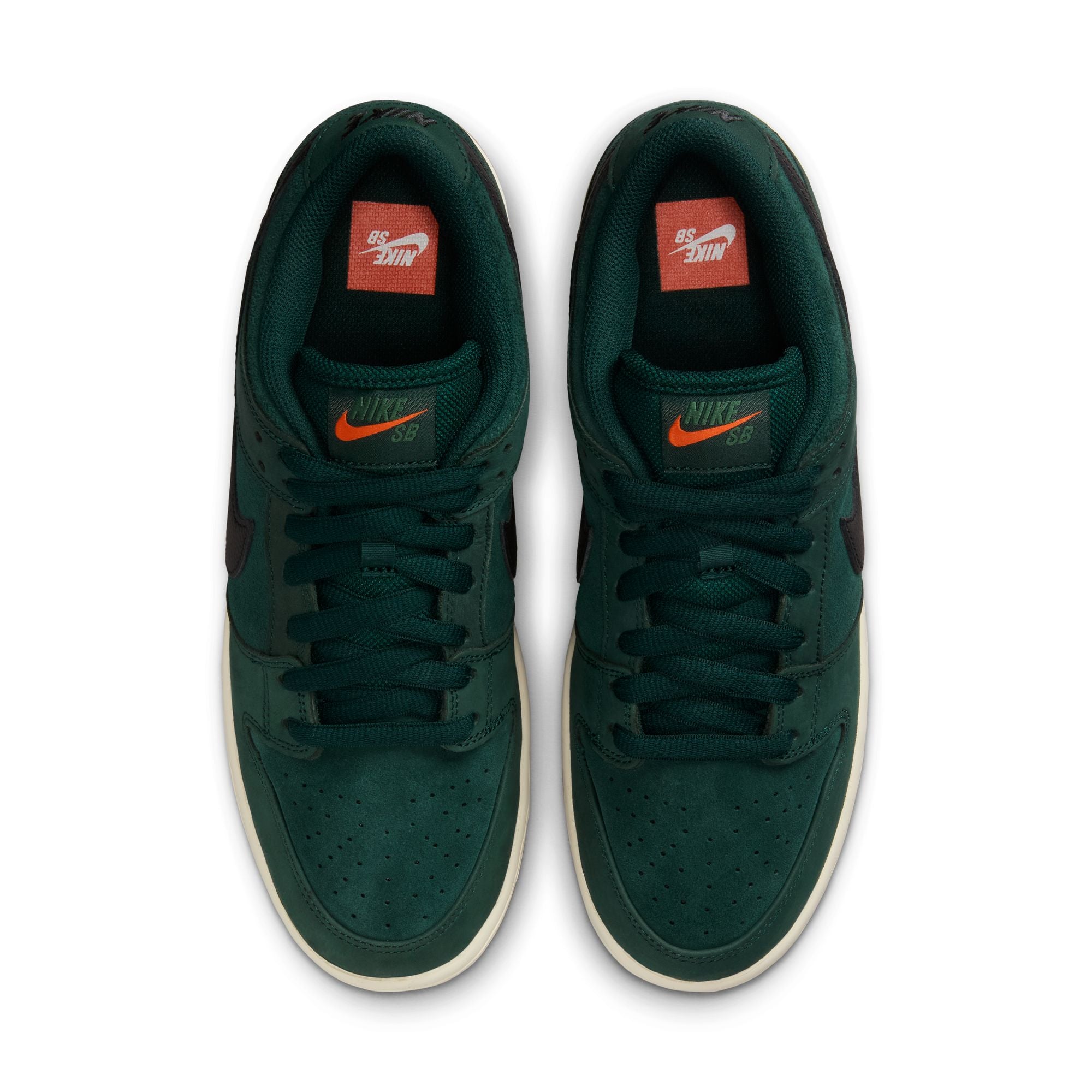 Nike SB - Dunk Low Pro Shoes - Deep Fir / Black - Fir - Sail