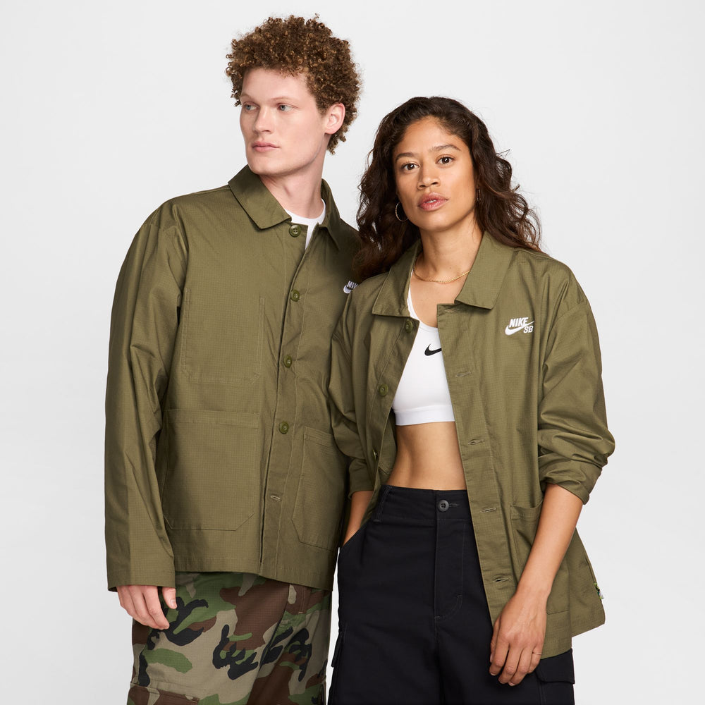 Nike SB - Chameleon Chore Jacket - Medium Olive / White