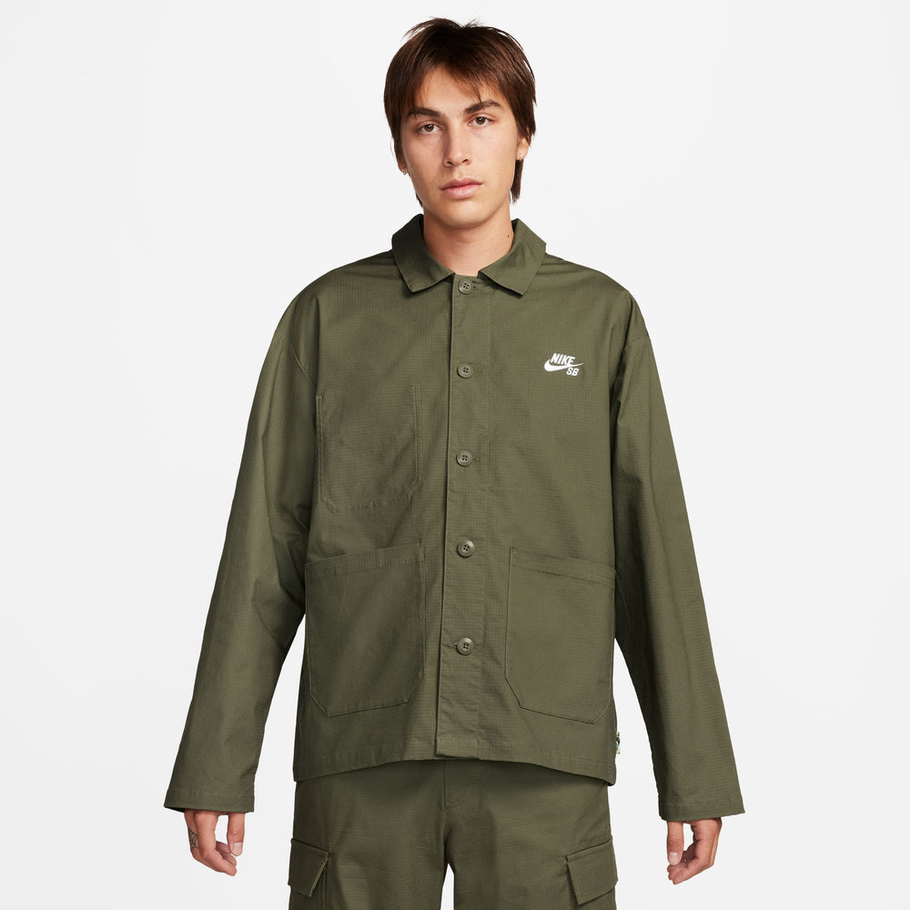 Nike SB - Chameleon Chore Jacket - Medium Olive / White