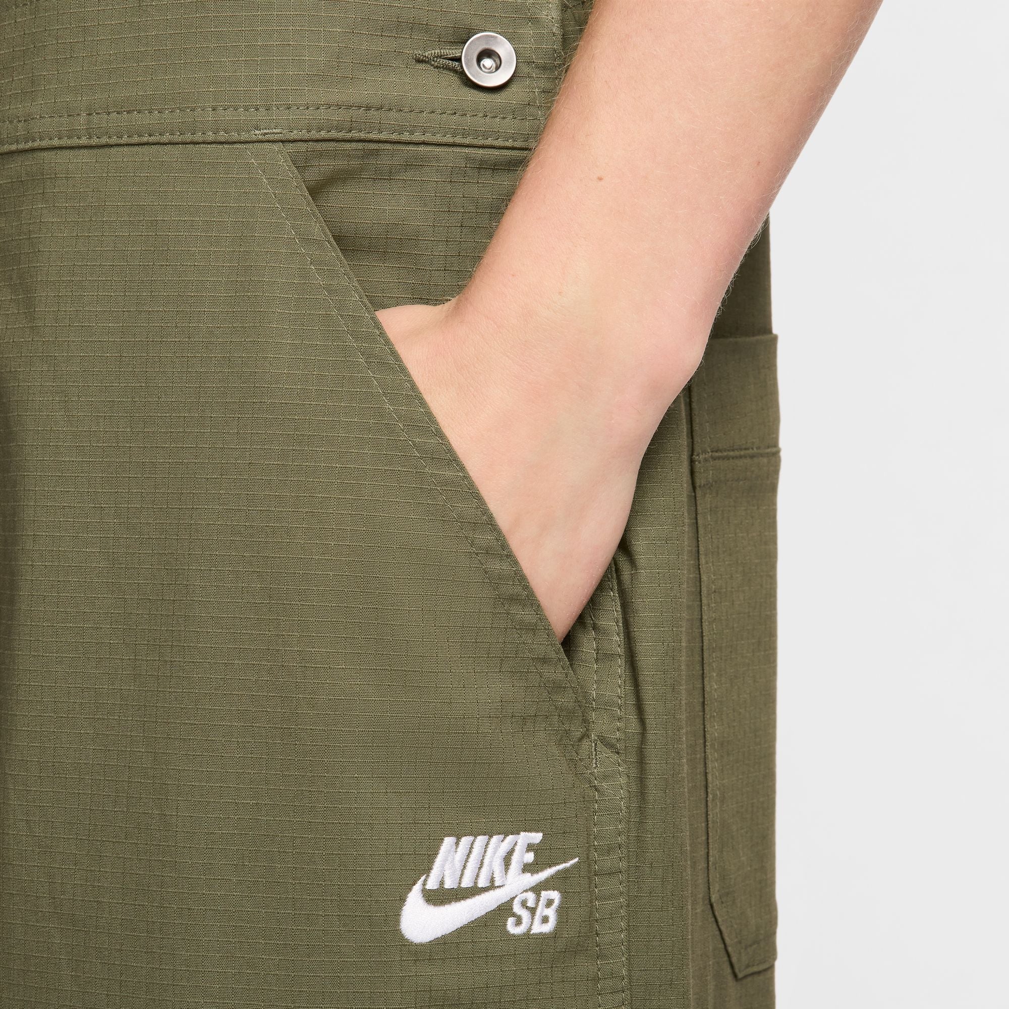Nike SB - Olympic Skate Overalls - Medium Olive / White – Welcome