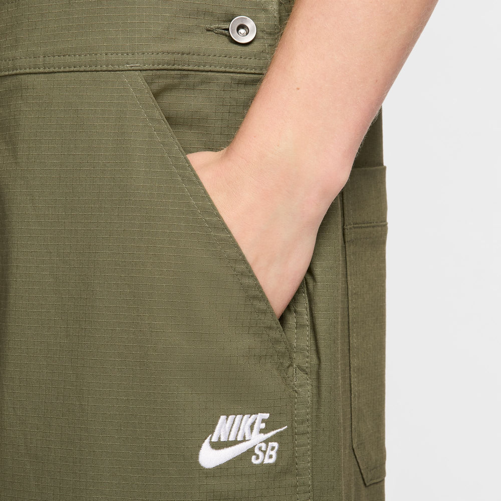 Nike SB - Chameleon Skate Overalls - Medium Olive / White