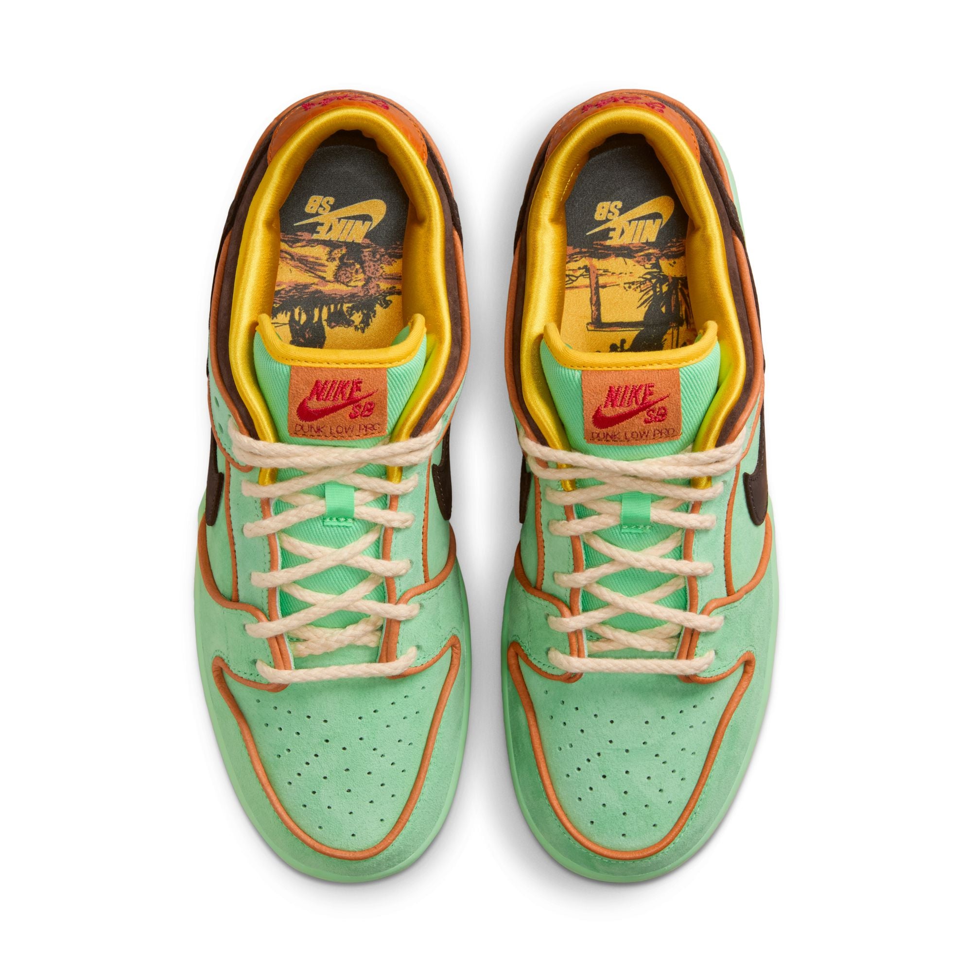 Nike SB - 'Rodeo' Dunk Low Pro Shoes - Tourmaline / Baroque Brown - Monarch