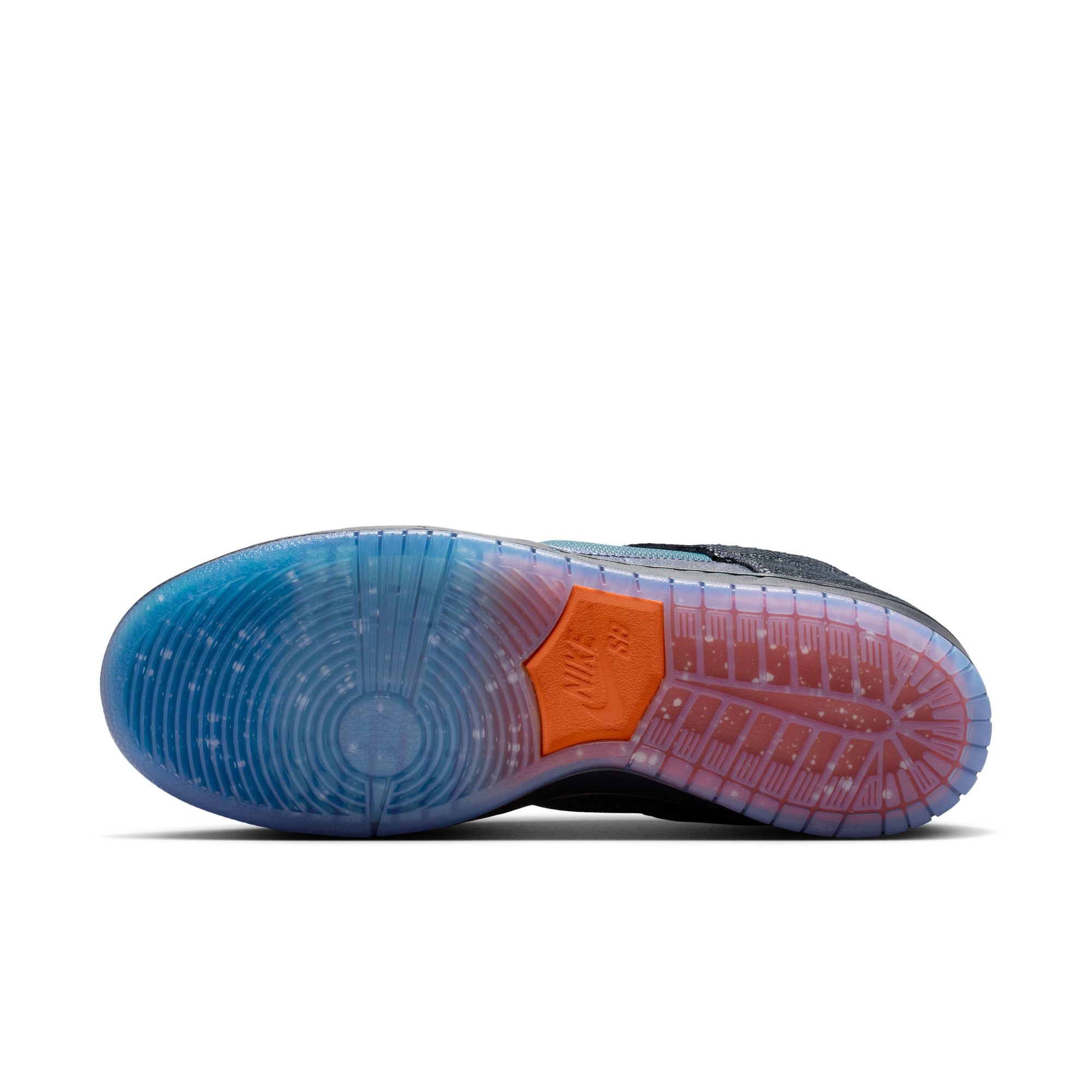 Nike SB - Bluetile Dunk Low Pro  Shoes - Black / Marina - White - Campfire Orange