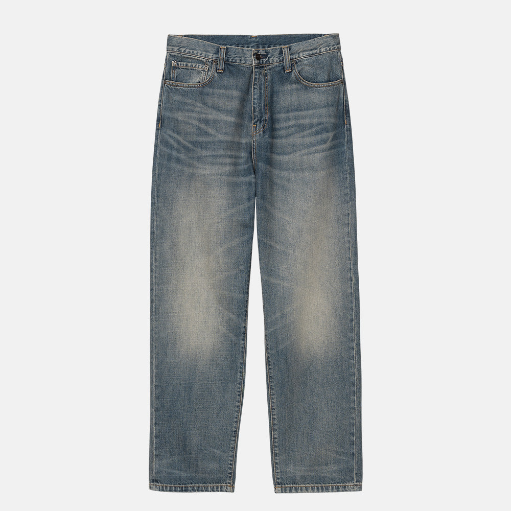 Carhartt WIP - Aaron Denim Pant - Blue Worn Used Wash