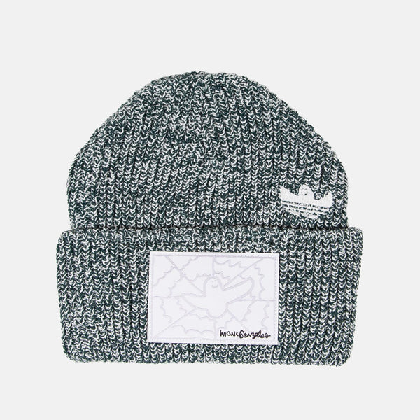 Adidas Skateboarding - Gonz Work Beanie -Aurora Ivy / Collegiate White