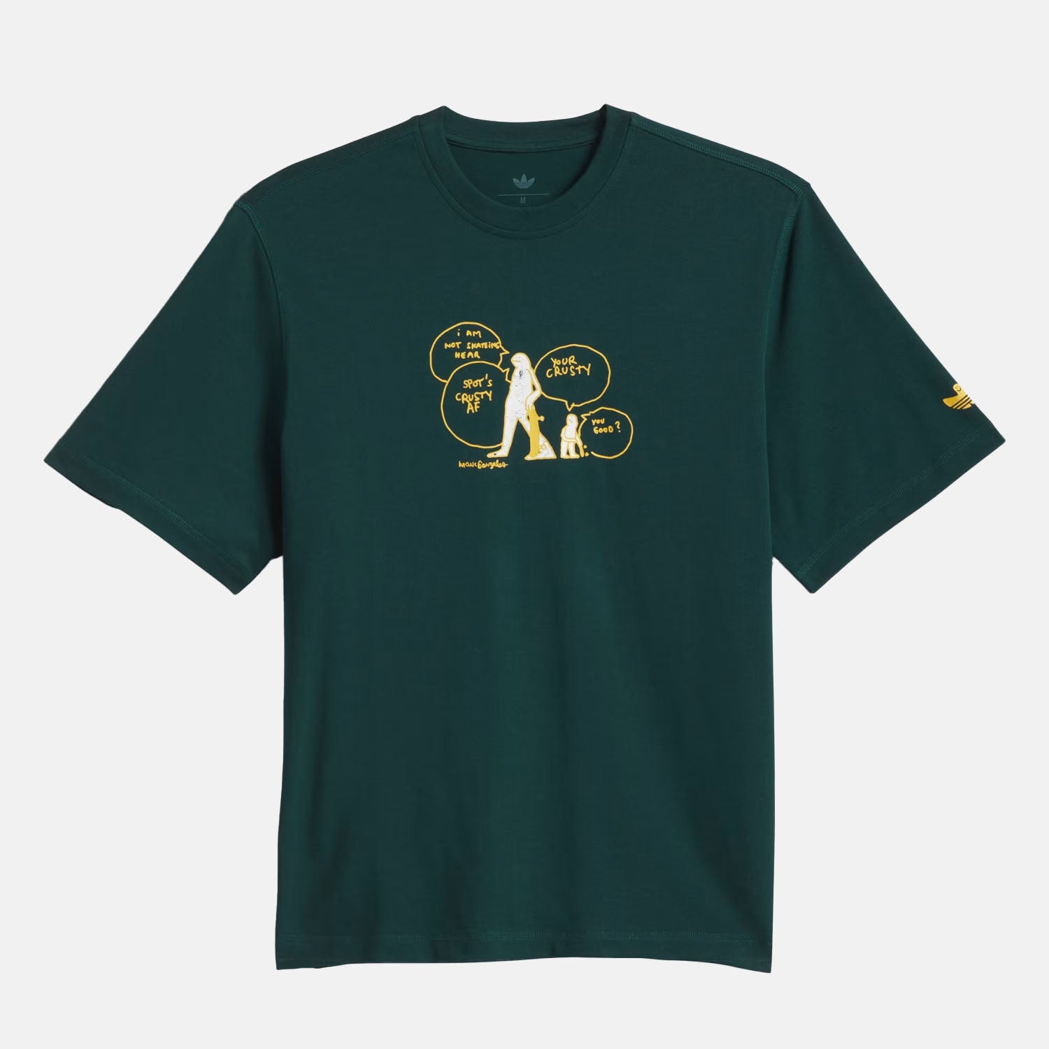 Adidas Skateboarding - Gonz Crusty T-Shirt - Aurora Ivy / Black