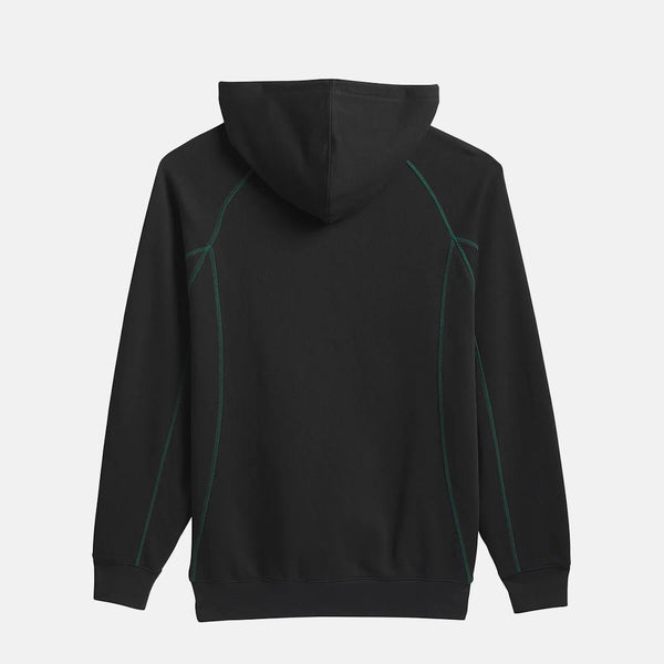 Adidas Skateboarding - Shmoo Featherweight Pullover Hooded Sweatshirt - Black / Dark Green