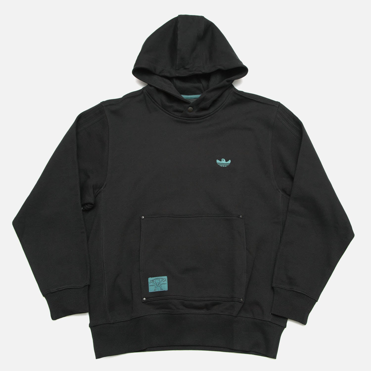 Adidas Skateboarding - Shmoo Heavyweight Pullover Hooded Sweatshirt - Black