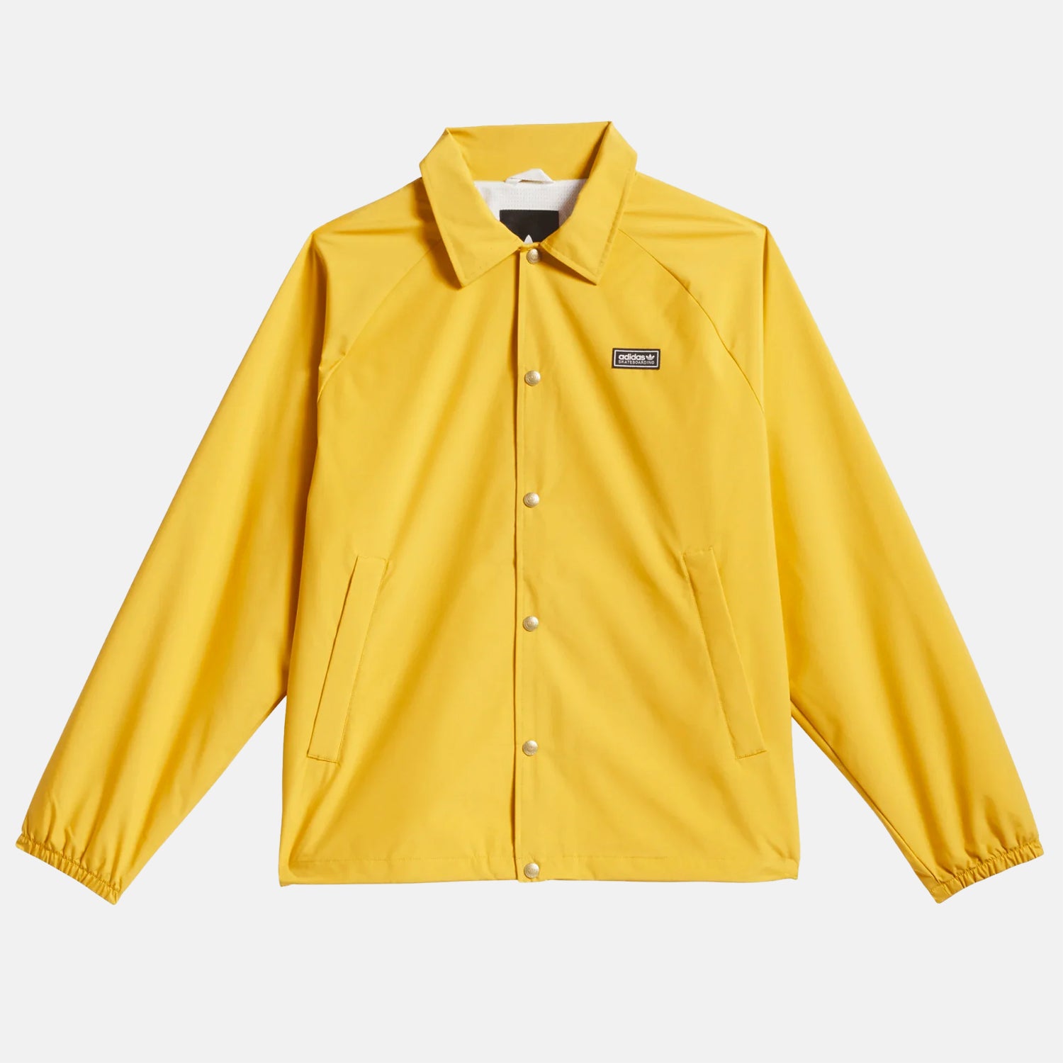 Adidas Skateboarding - Skateboarding Coach Jacket - Preloved Yellow / Cloud White