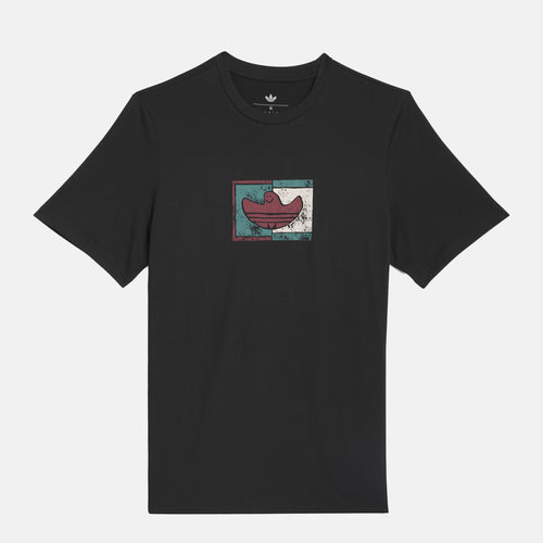 Adidas Skateboarding - Shmoohaus Gonz T-Shirt - Black / Shadow Red