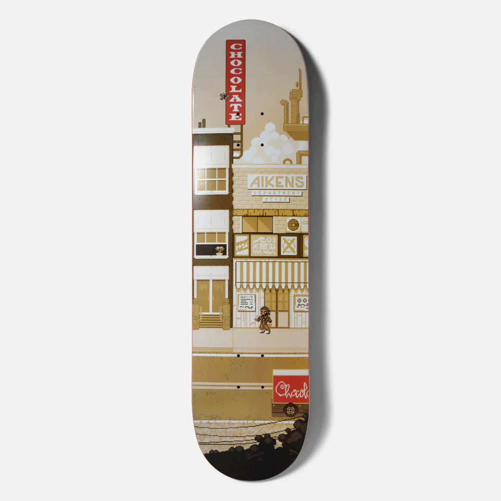 Chocolate Skateboards - 8.0" Carl Aikens Pixel City Skateboard Deck