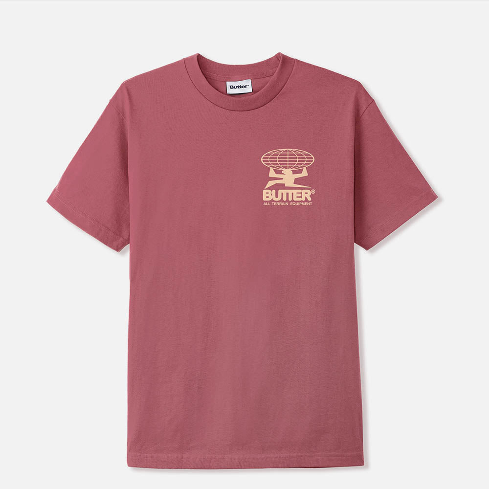 Butter Goods - All Terrain T-Shirt - Rhubarb