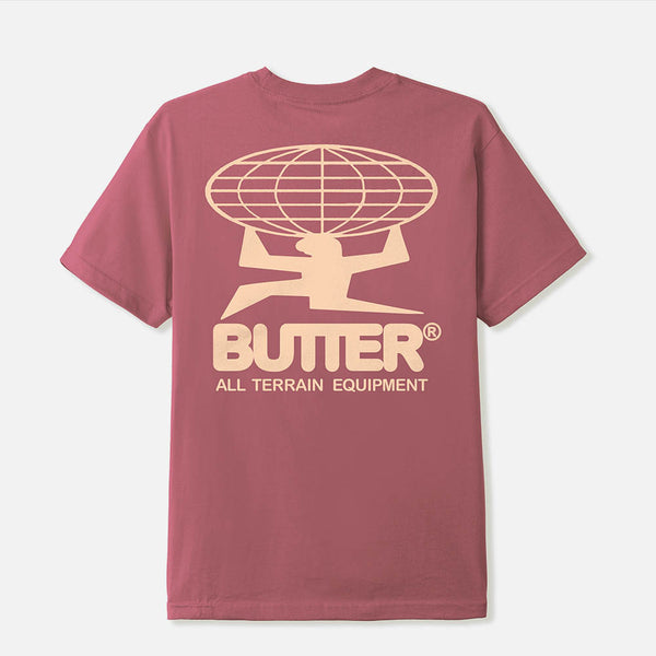 Butter Goods - All Terrain T-Shirt - Rhubarb