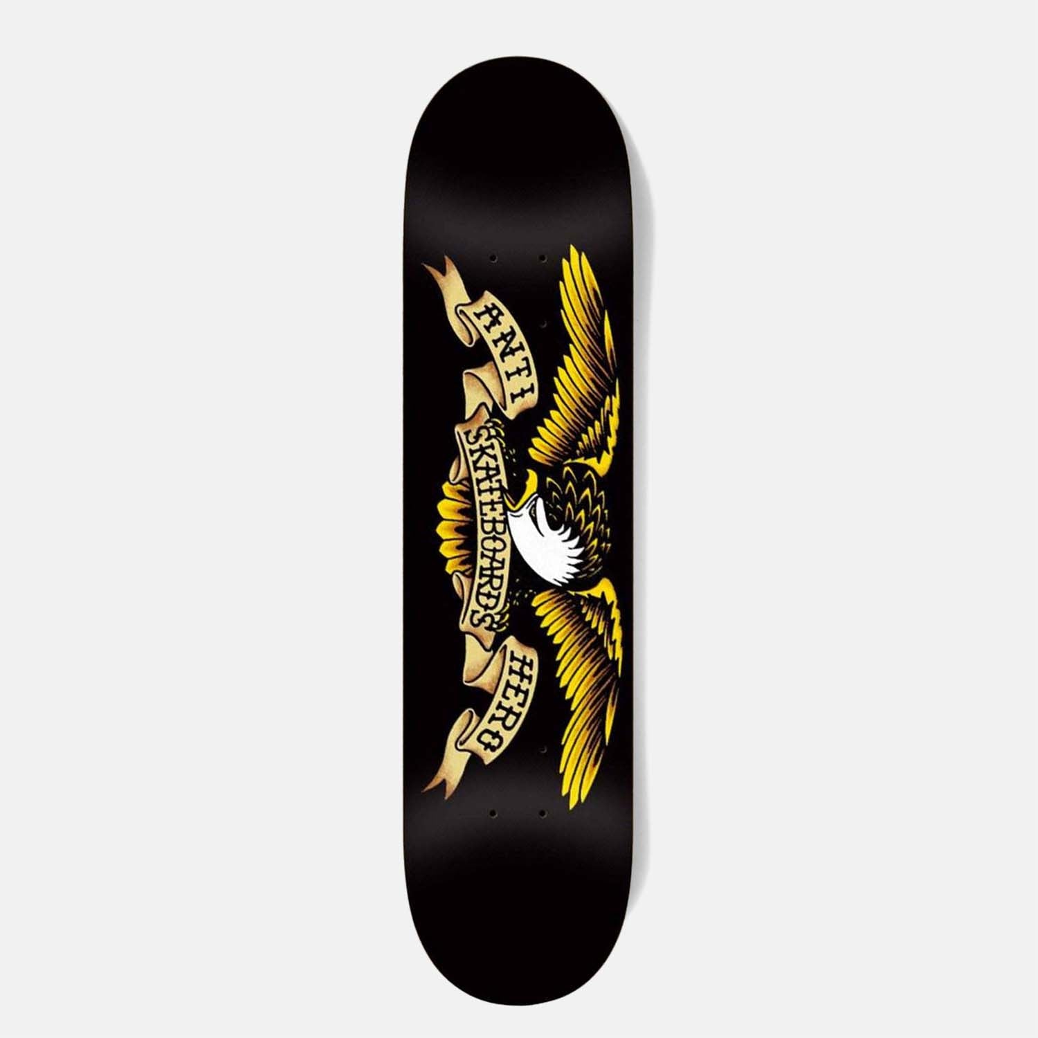 Anti Hero Skateboards - 8.12" Team Classic Eagle Skateboard Deck - Black