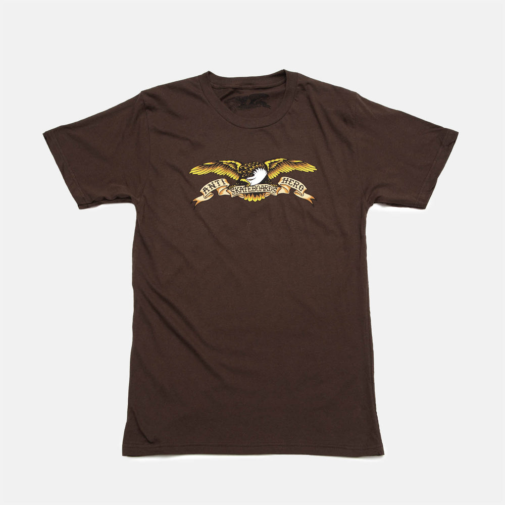 Anti Hero Skateboards - Eagle T-Shirt - Brown / Black