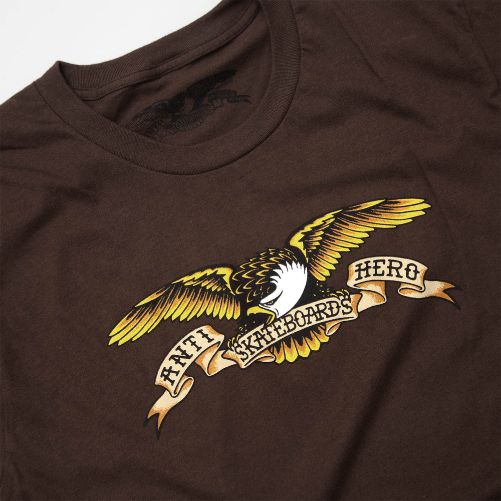 Anti Hero Skateboards - Eagle T-Shirt - Brown / Black