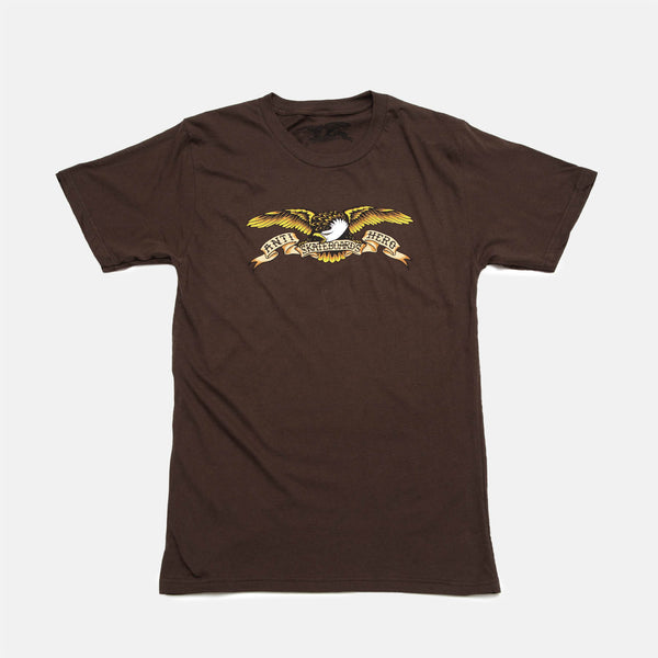 Anti Hero Skateboards - Eagle T-Shirt - Brown / Black