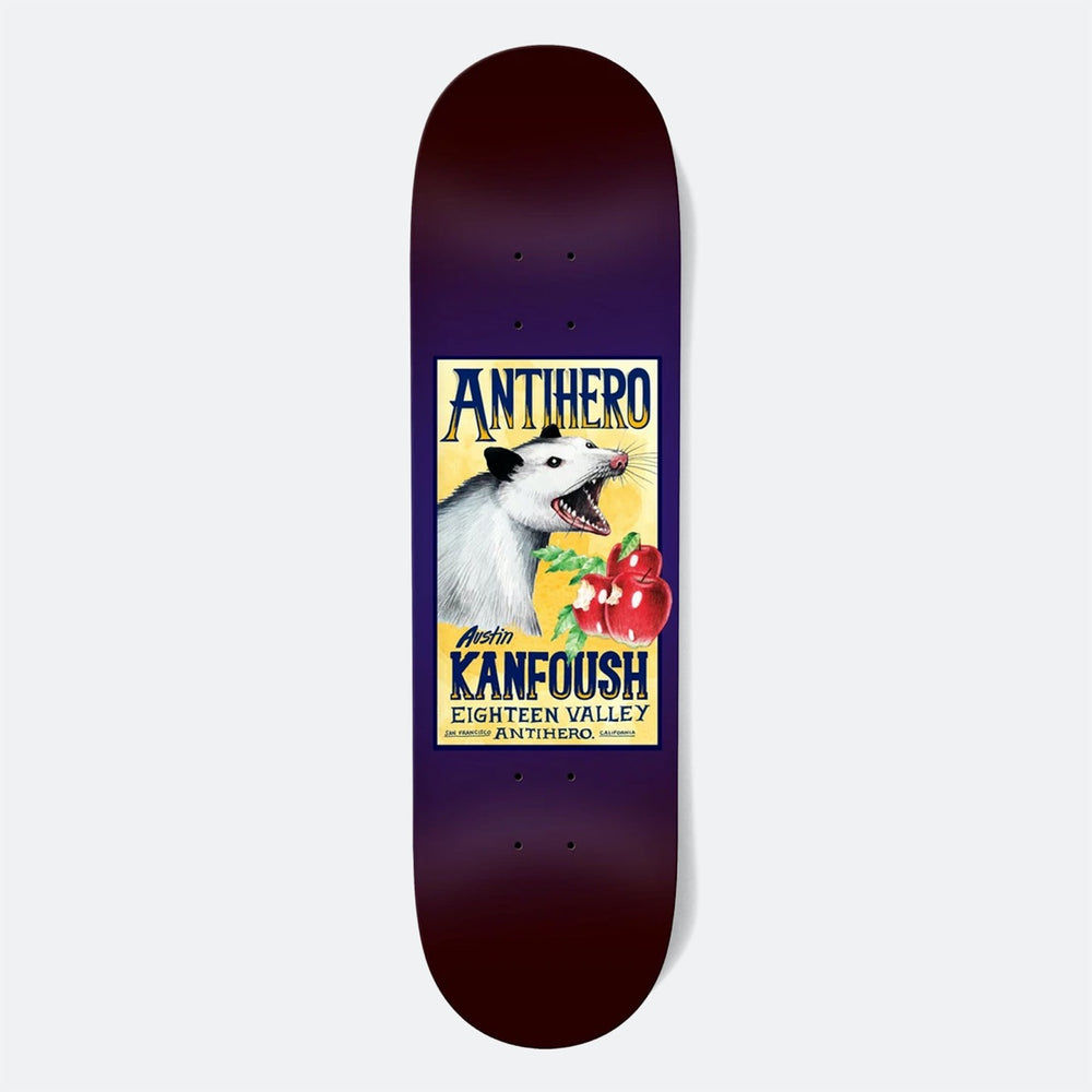 Anti Hero Skateboards - 8.5" Kanfoush Homers Pt. 2 Deck - Purple
