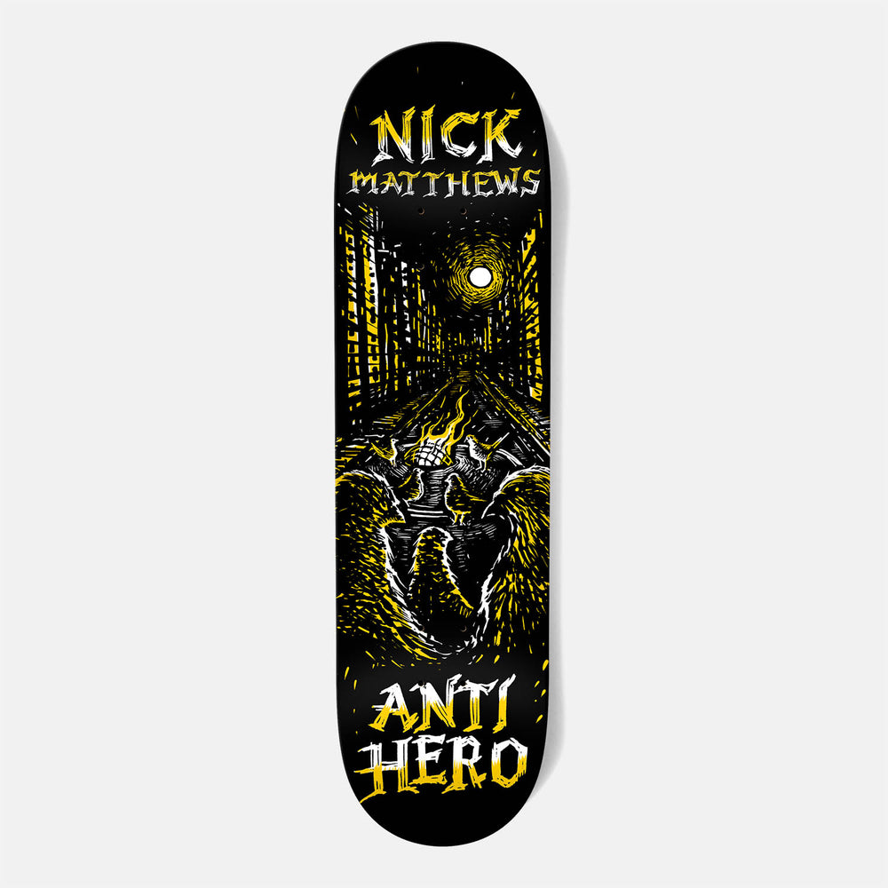 Anti Hero Skateboards - 8.5" Nick Matthews Fireside Skateboard Deck